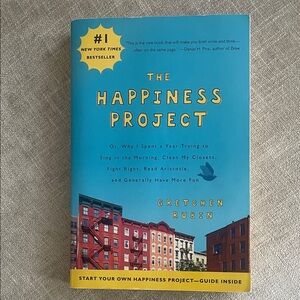 The Happiness Project by Gretchen Rubin - Blue Cover
